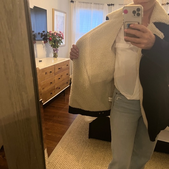 Show me your Mumu “Elisha” faux sherling and soft corduroy jacket - Picture 7 of 10